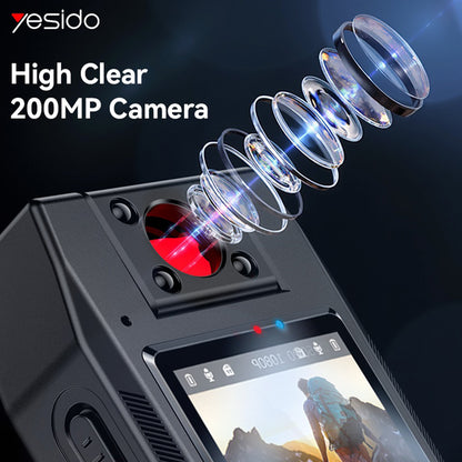 Sportovní kamera Yesido KM25, 1080P, Displej 1.3 palce, Černá