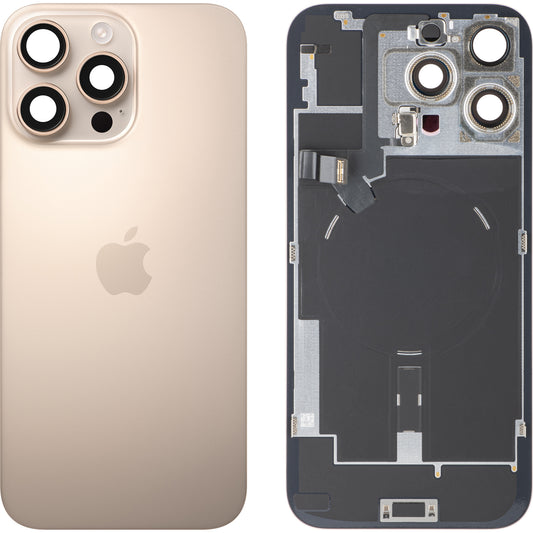 Kryt baterie Apple iPhone 16 Pro Max, Zlatý (Desert Titanium), Swap