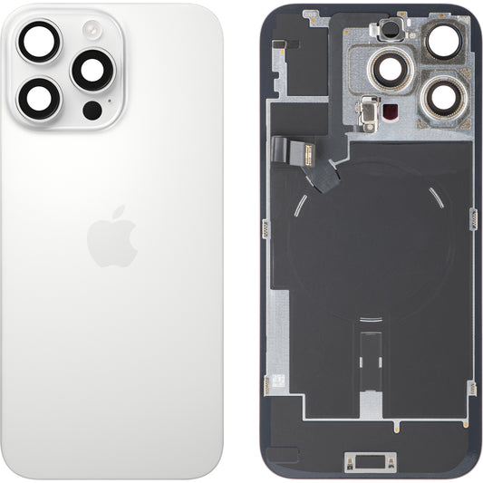 Kryt baterie Apple iPhone 16 Pro Max, Bílý (White Titanium), Swap