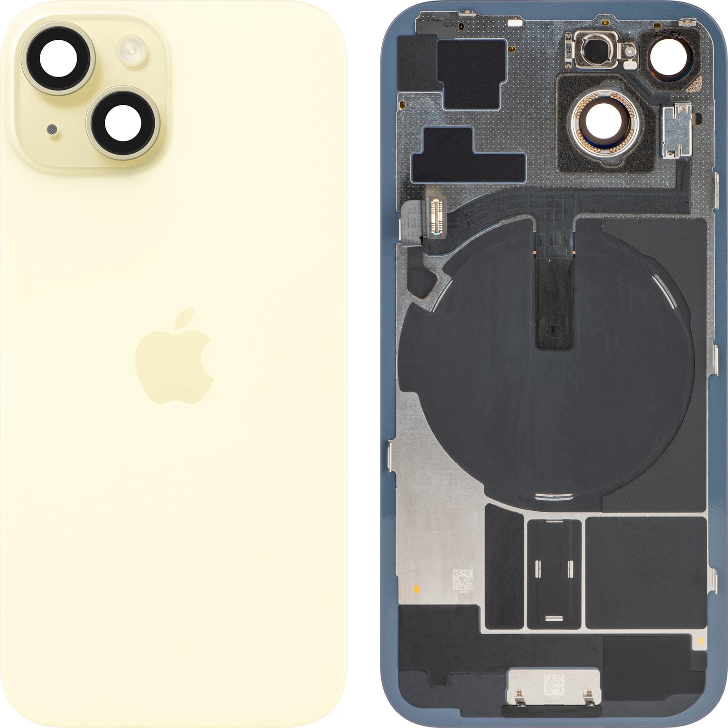 Kryt baterie Apple iPhone 15, žlutý, Swap