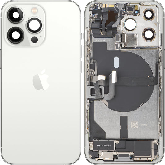 Kryt baterie Apple iPhone 13 Pro, s prostředním krytem, kompletní díly, stříbrný, Swap
