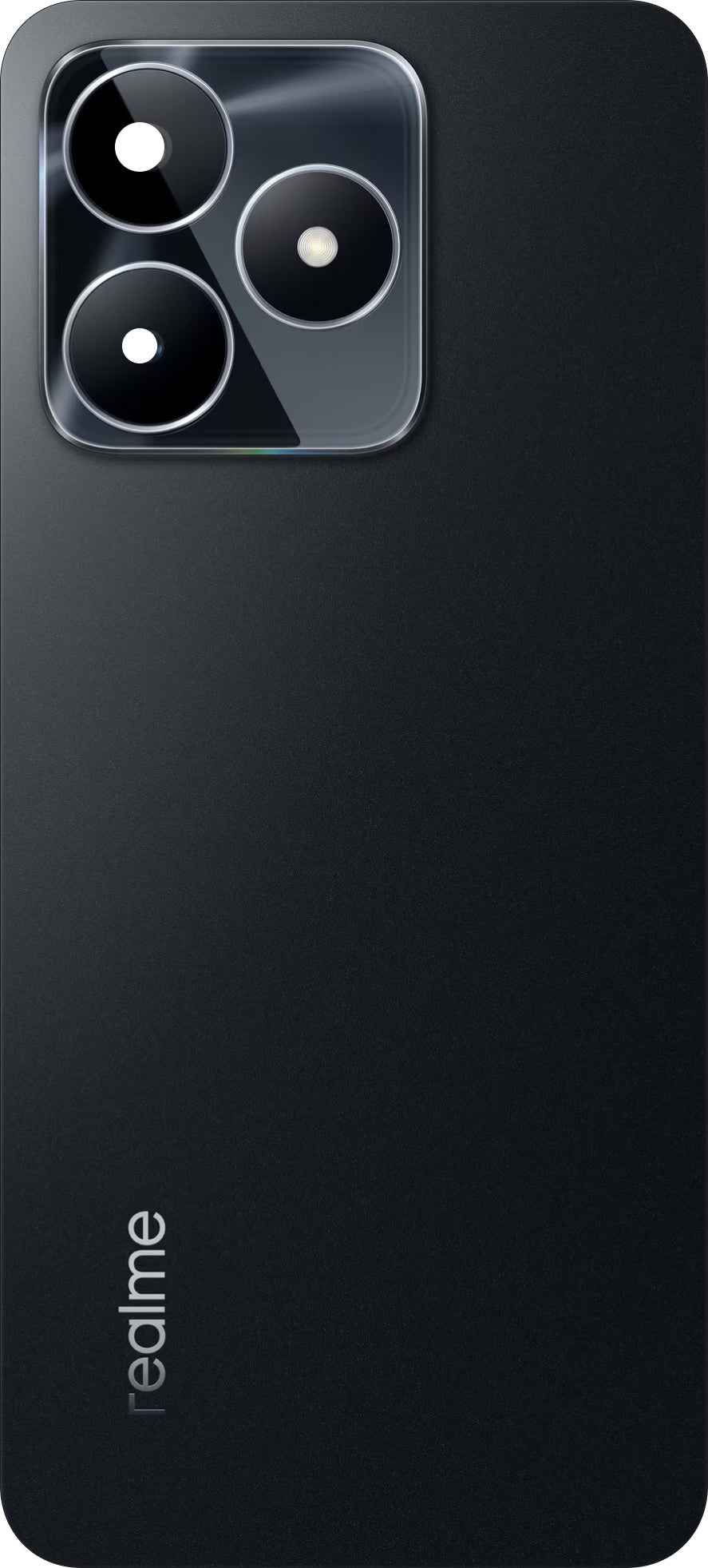 Kryt baterie Realme C53, černý (Mighty Black), servisní balíček 621033000056