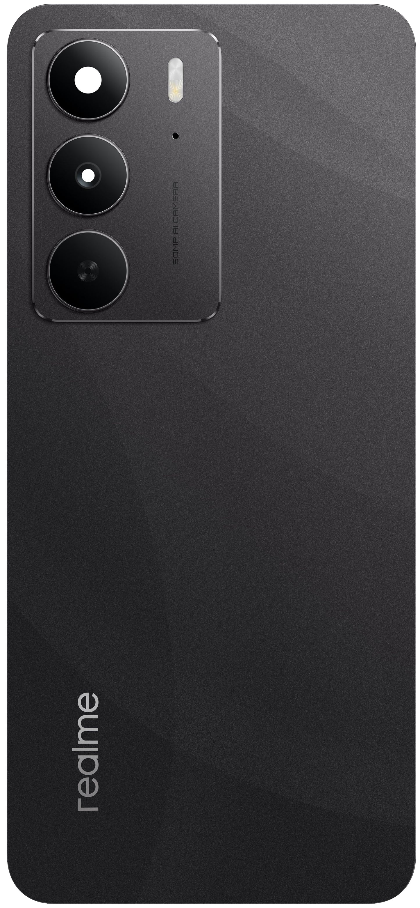 Kryt baterie Realme 14x (India), Černý (Crystal Black), Service Pack 621033000438