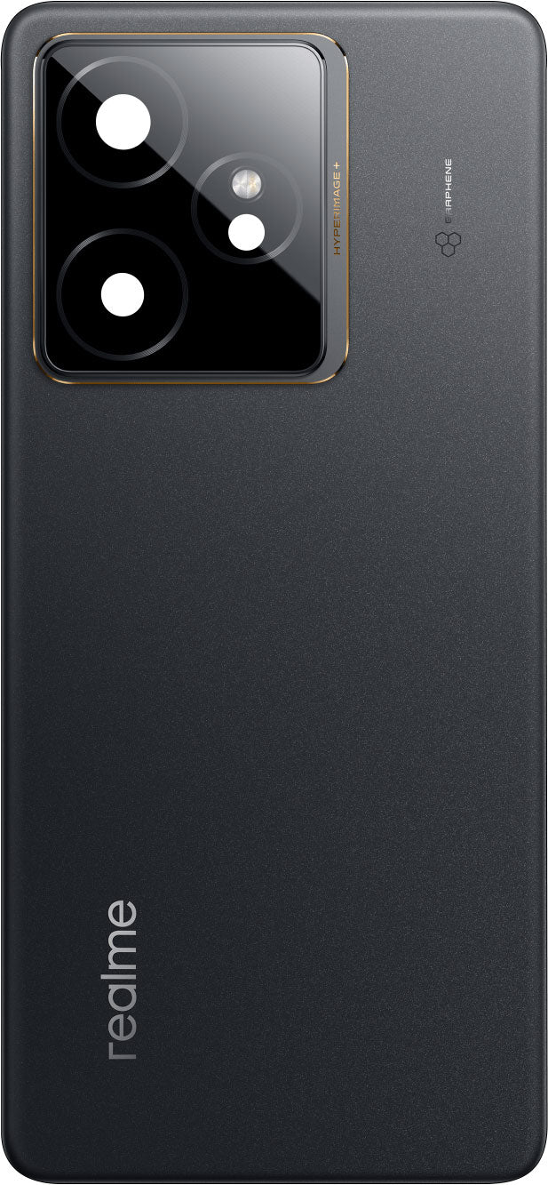 Kryt baterie Realme GT 7, černý (IceSense Black), servisní balíček 621033000618