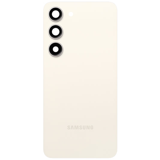 Kryt baterie Samsung Galaxy S23 S911, Krémový, Service Pack GH82-30393B