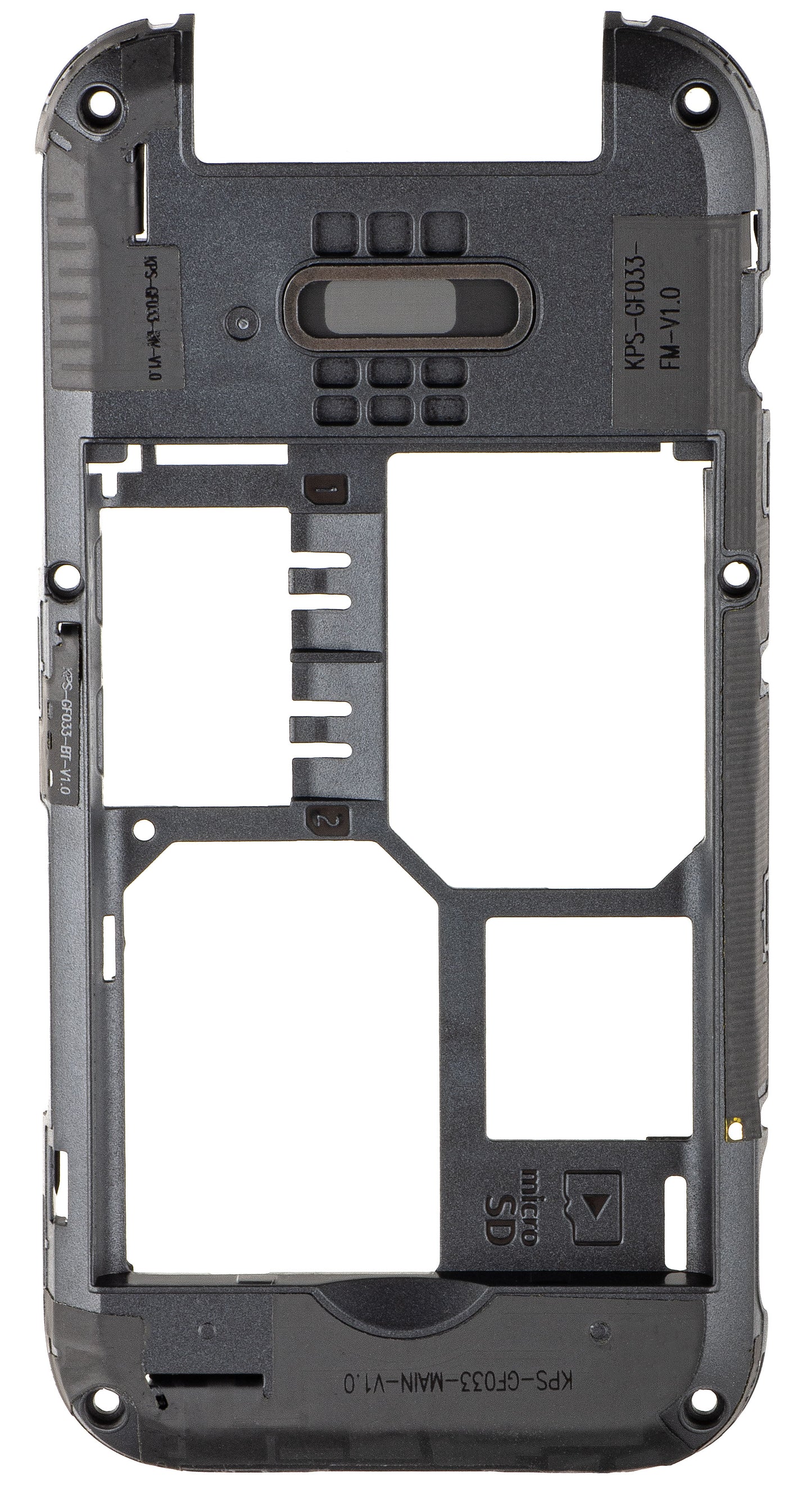 D Shell Cover for HMD 2660 Flip, Black