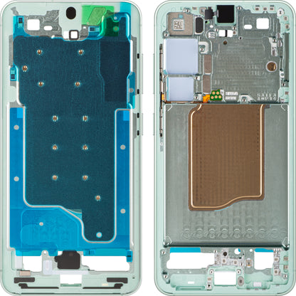 Střední kryt Samsung Galaxy S25 S931, Zelená (Mint), Service Pack GH82-36328B