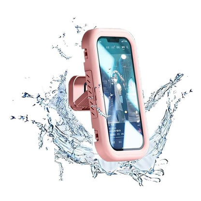 Techsuit LC-999 Wall Case with Touch Membrane for Phone, Waterproof, Pink