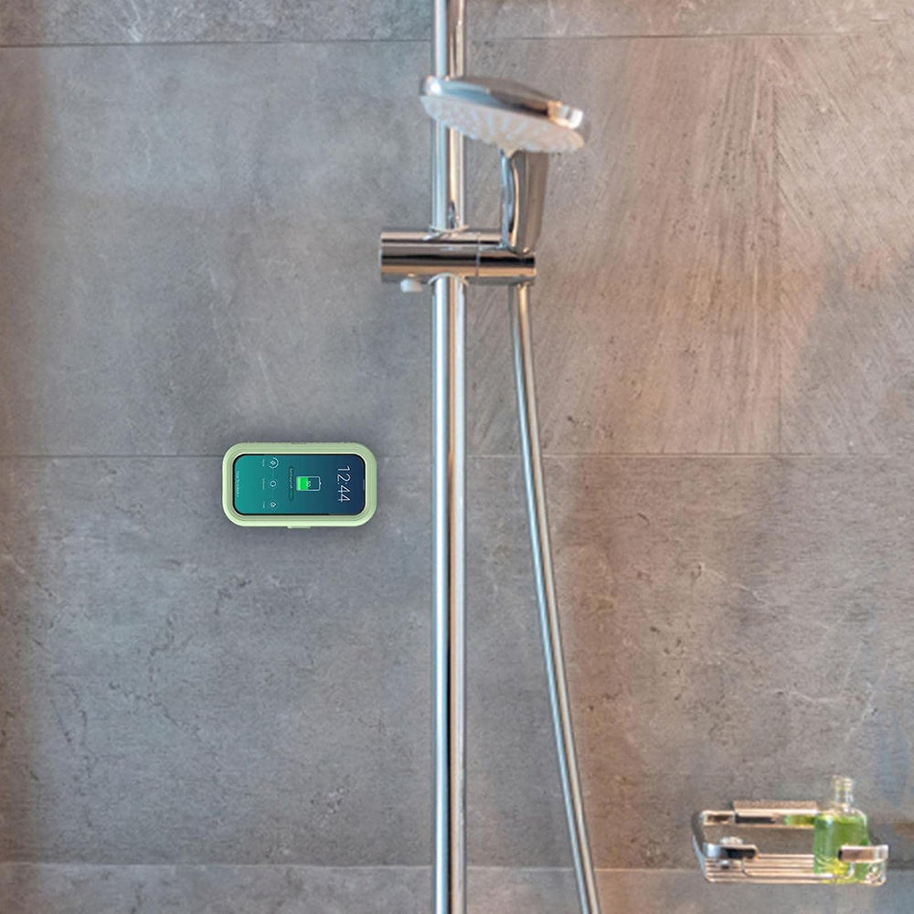 Obal na zeď s dotykovou membránou Techsuit LC-999 pro telefon, vodotěsný, zlatavě zelený