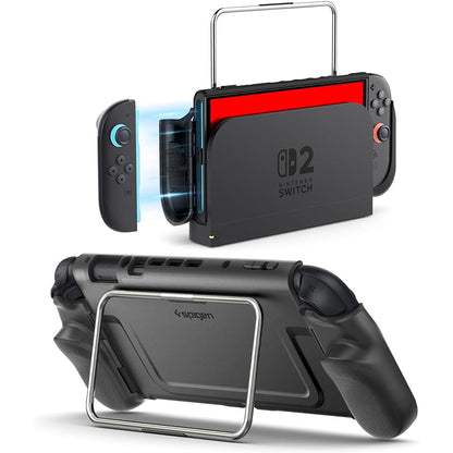 Ochranný kryt Spigen Dual Grip Pro pro konzoli Nintendo Switch 2, černý ACS10196