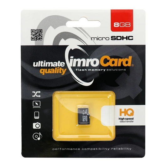 Paměťová karta microSDHC Imro, 8Gb, třída 4