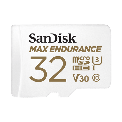 Paměťová karta microSDHC SanDisk MAX Endurance, 32Gb, Třída 10 / UHS-1 U3, S adaptérem SDSQQVR-032G-GN6IA
