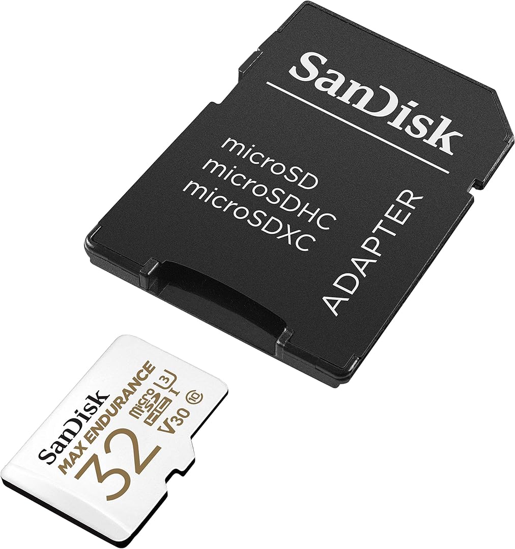 Paměťová karta microSDHC SanDisk MAX Endurance, 32Gb, Třída 10 / UHS-1 U3, S adaptérem SDSQQVR-032G-GN6IA