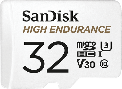 Paměťová karta microSDHC SanDisk High Endurance, 32GB, Třída 10 / UHS-1 U3, s adaptérem SDSQQNR-032G-GN6IA