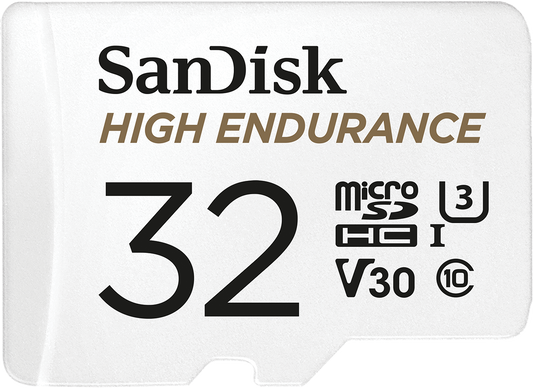 Paměťová karta microSDHC SanDisk High Endurance, 32GB, Třída 10 / UHS-1 U3, s adaptérem SDSQQNR-032G-GN6IA