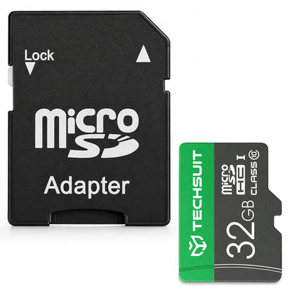 Techsuit THCM11 microSDHC Memory Card, 32GB, Class 10, with Adapter