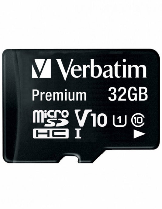 Paměťová karta microSDHC Verbatim, 32GB, Třída 10 / UHS-1 U1, s adaptérem