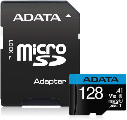 Paměťová karta microSDXC Adata Premier, 128GB, Třída 10 / UHS-1 U1, s adaptérem AUSDX128GUICL10A1-RA1
