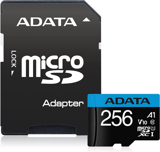 Paměťová karta microSDXC Adata Premier, 256GB, Třída 10 / UHS-1 U1, s adaptérem AUSDX256GUICL10A1-RA1