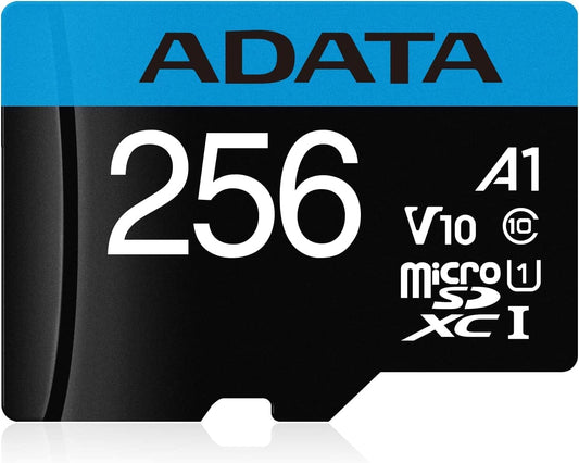 Paměťová karta microSDXC Adata Premier, 256GB, Třída 10 / UHS-1 U1, s adaptérem AUSDX256GUICL10A1-RA1