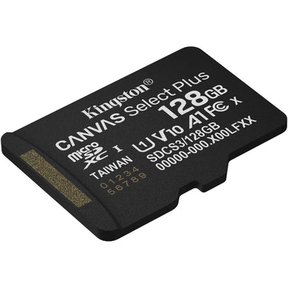 Kingston Canvas Select Plus Android A1 microSDXC Memory Card, 128Gb, Class 10 / UHS-1 U1 SDCS3/128GBSP