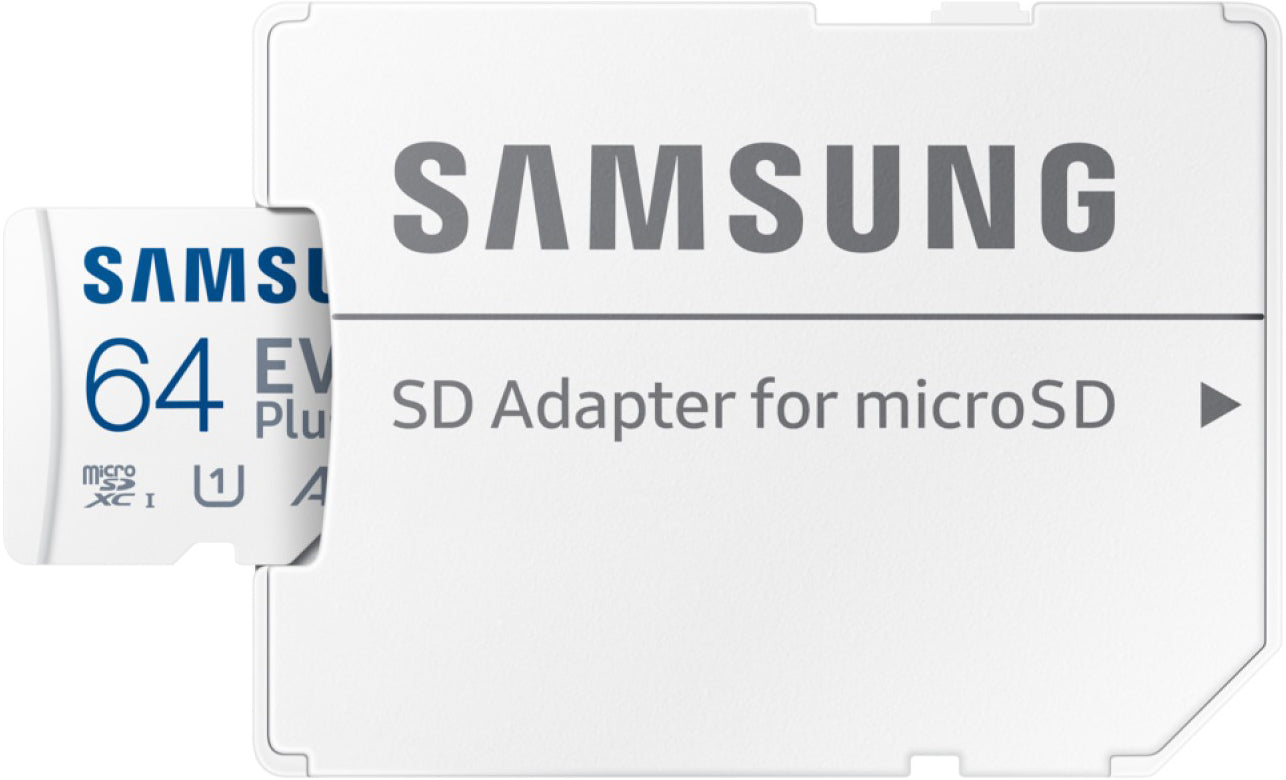 Paměťová karta microSDXC Samsung Evo Plus, 64Gb, Třída 10 / UHS-1 U1, S adaptérem MB-MC64SA/EU