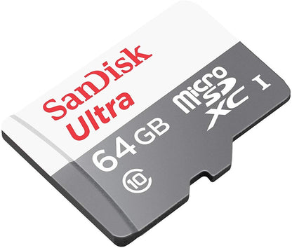 Paměťová karta microSDXC SanDisk Ultra, 64Gb, Třída 10 SDSQUNR-064G-GN3MN