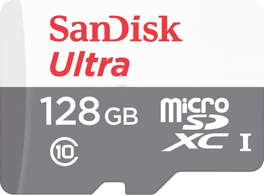 Paměťová karta microSDXC SanDisk Ultra, 128Gb, Třída 10 SDSQUNR-128G-GN3MN