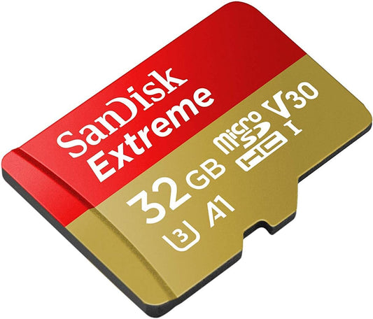 Paměťová karta microSDHC SanDisk Extreme, 32Gb, Třída 10 / UHS-1 U3 SDSQXAF-032G-GN6MN
