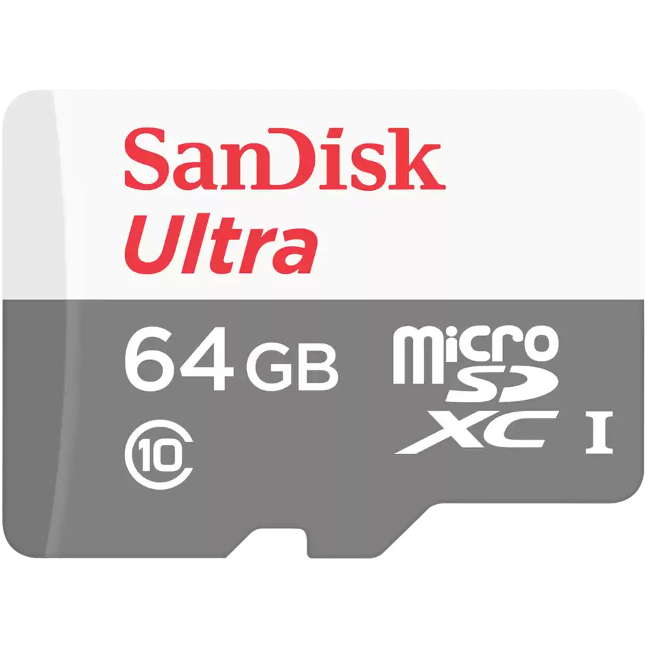 Paměťová karta microSDXC SanDisk Ultra, 64Gb, Třída 10, S adaptérem SDSQUNR-064G-GN3MA