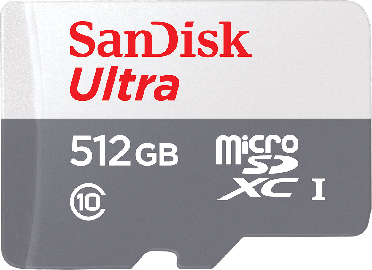 Paměťová karta microSDXC SanDisk Ultra, 512Gb, Třída 10 SDSQUNR-512G-GN3MN
