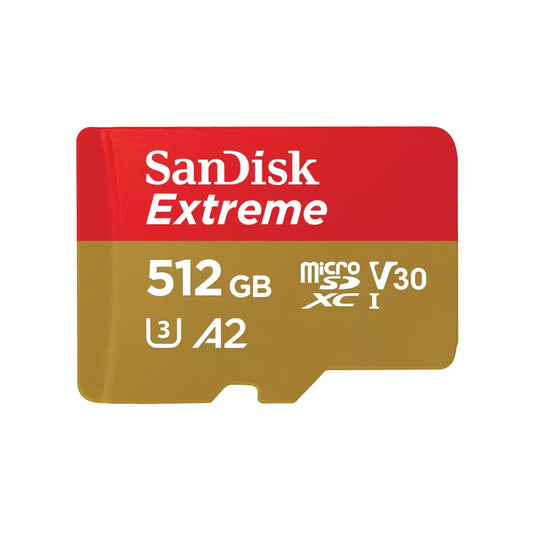 Paměťová karta microSDXC SanDisk Extreme, 512Gb, Třída 10 / UHS-1 U3 SDSQXAV-512G-GN6MN