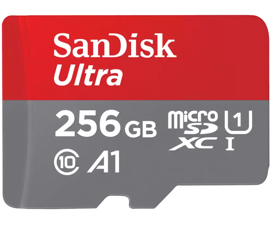 Paměťová karta microSDXC SanDisk Ultra Android A1, 256Gb, Třída 10 / UHS-1 U1 SDSQUAC-256G-GN6MN