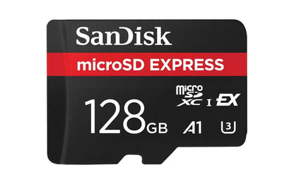 Paměťová karta microSDXC SanDisk Express, 128Gb, Třída 10 / UHS-1 U3 SDSQXFN-128G-GN4NN