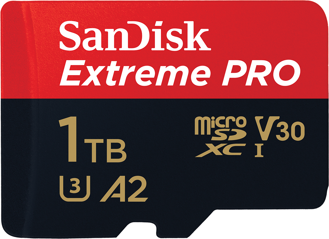 Paměťová karta microSDXC SanDisk Extreme Pro, 1TB, Třída 10 / UHS-1 U3, s adaptérem SDSQXCD-1T00-GN6MA