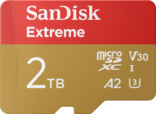 Paměťová karta microSDXC SanDisk Extreme, 2TB, Třída 10 / UHS-1 U3 SDSQXAV-2T00-GN6MN