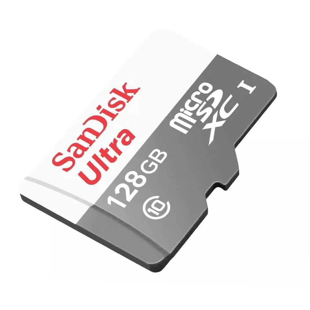 Paměťová karta microSDXC SanDisk Ultra, 128Gb, Třída 10 SDSQUNR-128G-GN6MN