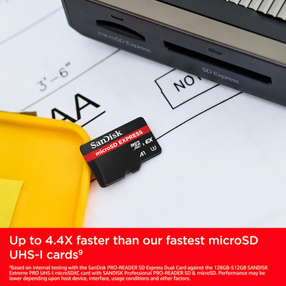 Paměťová karta microSDXC SanDisk Express, 256Gb, Třída 10 / UHS-1 U3 SDSQXFN-256G-GN4NN