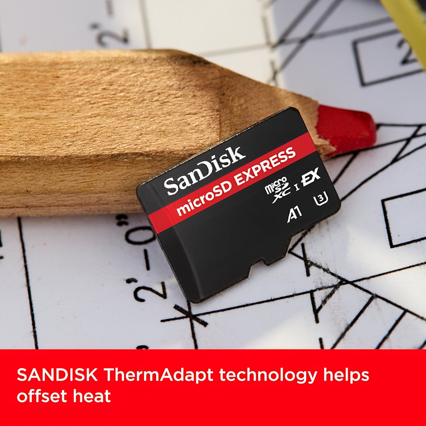 Paměťová karta microSDXC SanDisk Express, 128Gb, Třída 10 / UHS-1 U3 SDSQXFN-128G-GN4NN