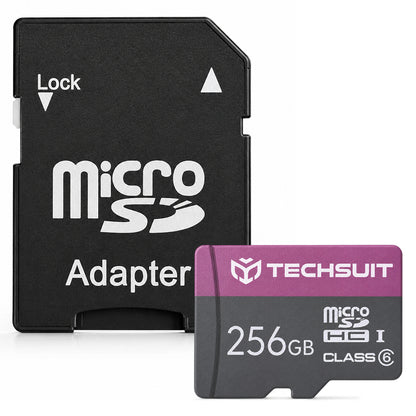 Paměťová karta microSDXC Techsuit THCM27, 256GB, Třída 6, s adaptérem