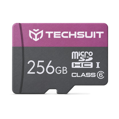 Paměťová karta microSDXC Techsuit THCM27, 256GB, Třída 6, s adaptérem