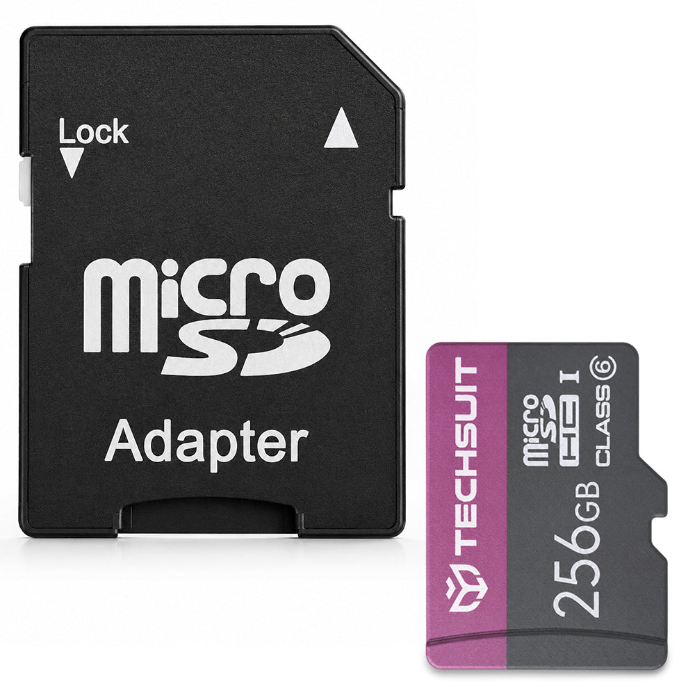 Paměťová karta microSDXC Techsuit THCM27, 256GB, Třída 6, s adaptérem