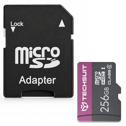 Paměťová karta microSDXC Techsuit THCM27, 256GB, Třída 6, s adaptérem
