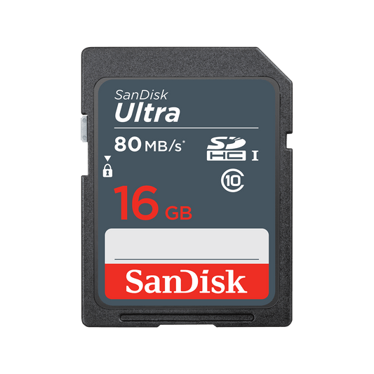 Paměťová karta SDHC SanDisk Ultra, 16Gb, Třída 10 SDSDUNS-016G-GN3IN