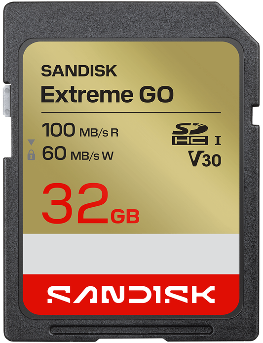 Paměťová karta SDHC SanDisk Extreme Go, 32Gb, Třída 10 / UHS-1 U1 SDSDXGN-032G-GNCIN