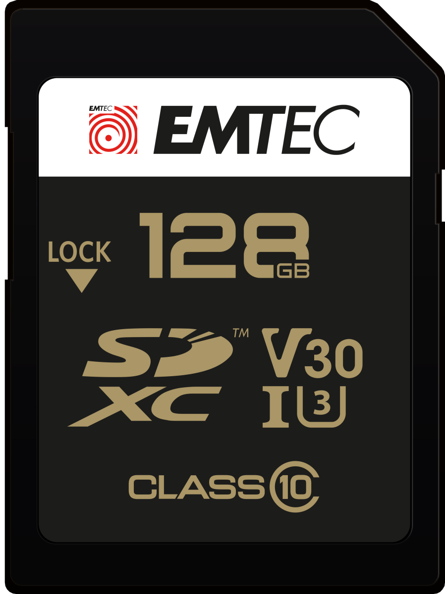 Paměťová karta SDXC Emtec SpeedIn Pro, 128Gb, Třída 10 / UHS-1 U3 ECMSD128GXC10SP