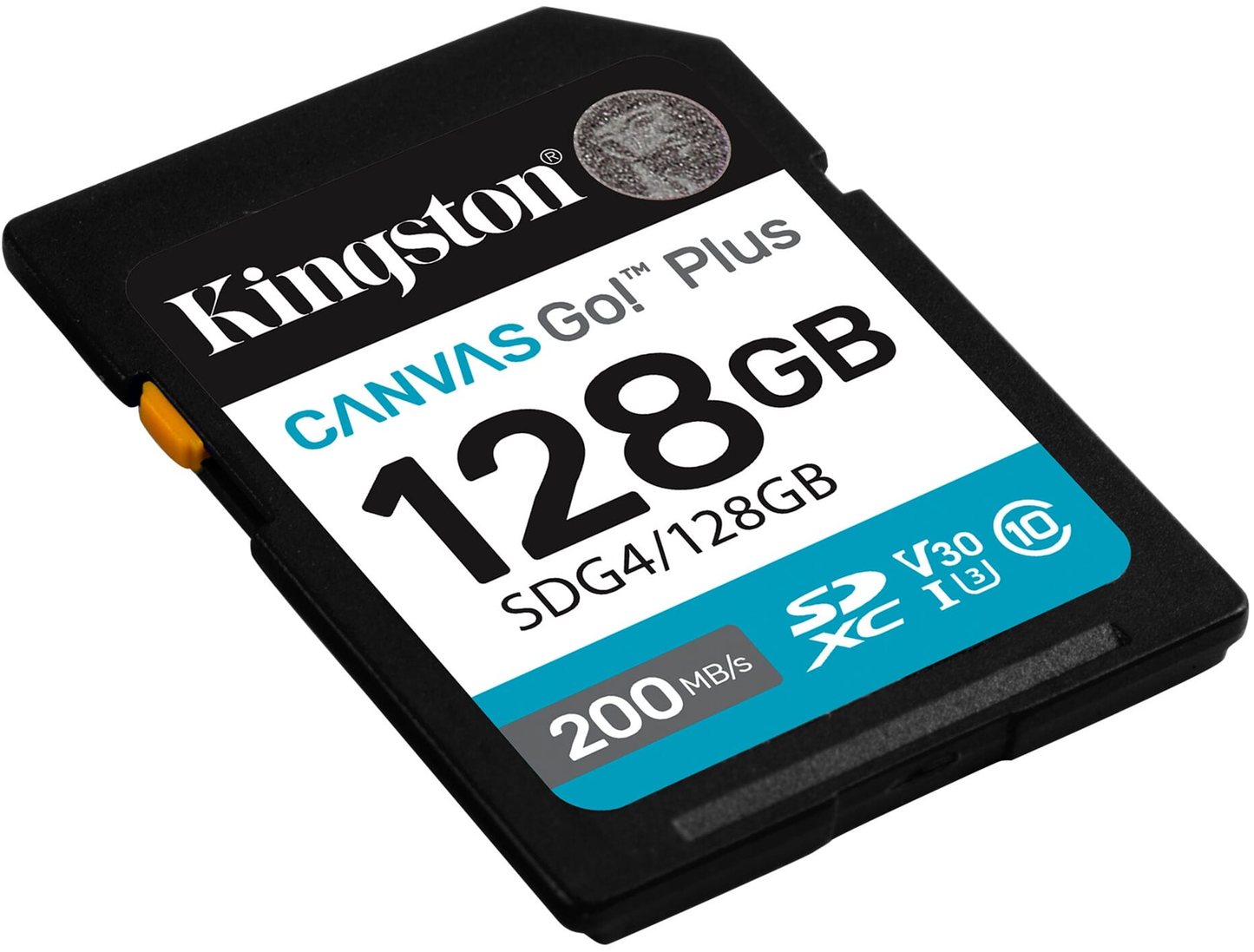 Paměťová karta SDXC Kingston Canvas Go Plus, 128GB, Třída 10 / UHS-1 U3 SDG4/128GB
