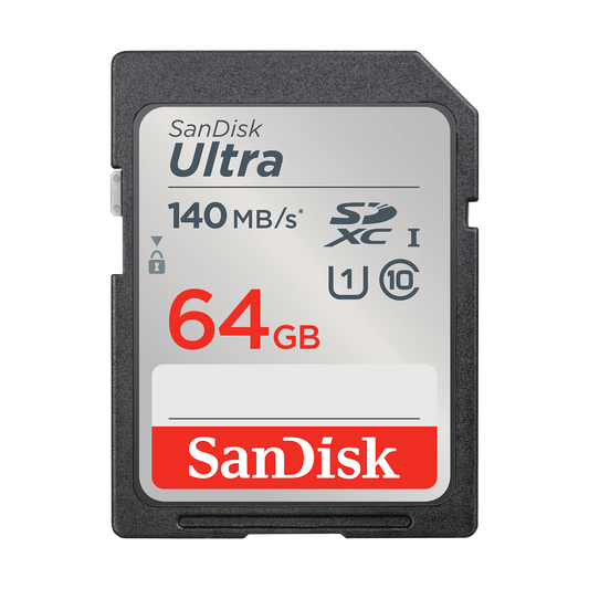 Paměťová karta SDXC SanDisk Ultra, 64Gb, Třída 10 / UHS-1 U1 SDSDUNB-064G-GN6IN