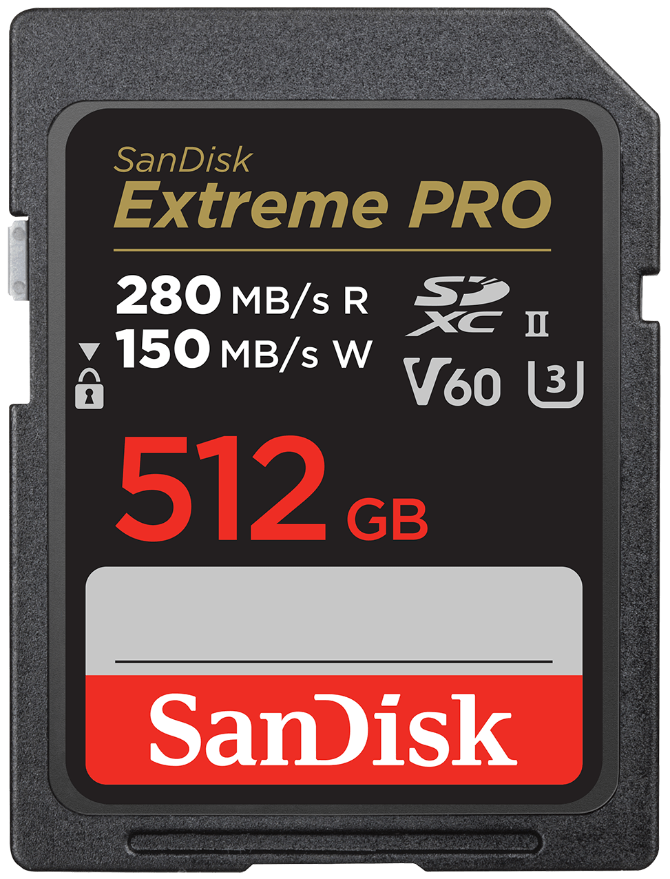 Paměťová karta SDXC SanDisk Extreme Pro, 512GB, Třída 10 / UHS-2 U3 SDSDXEP-512G-GN4IN