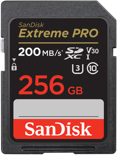 Paměťová karta SDXC SanDisk Extreme Pro, 256GB, Třída 10 / UHS-1 U3 SDSDXXD-256G-GN4IN